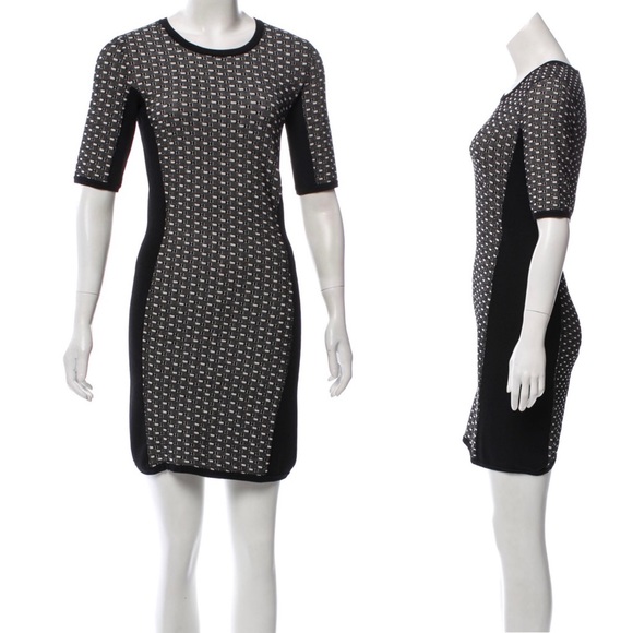 Rag & Bone Black White Half-Sleeve Dress EUC S - Picture 2 of 3